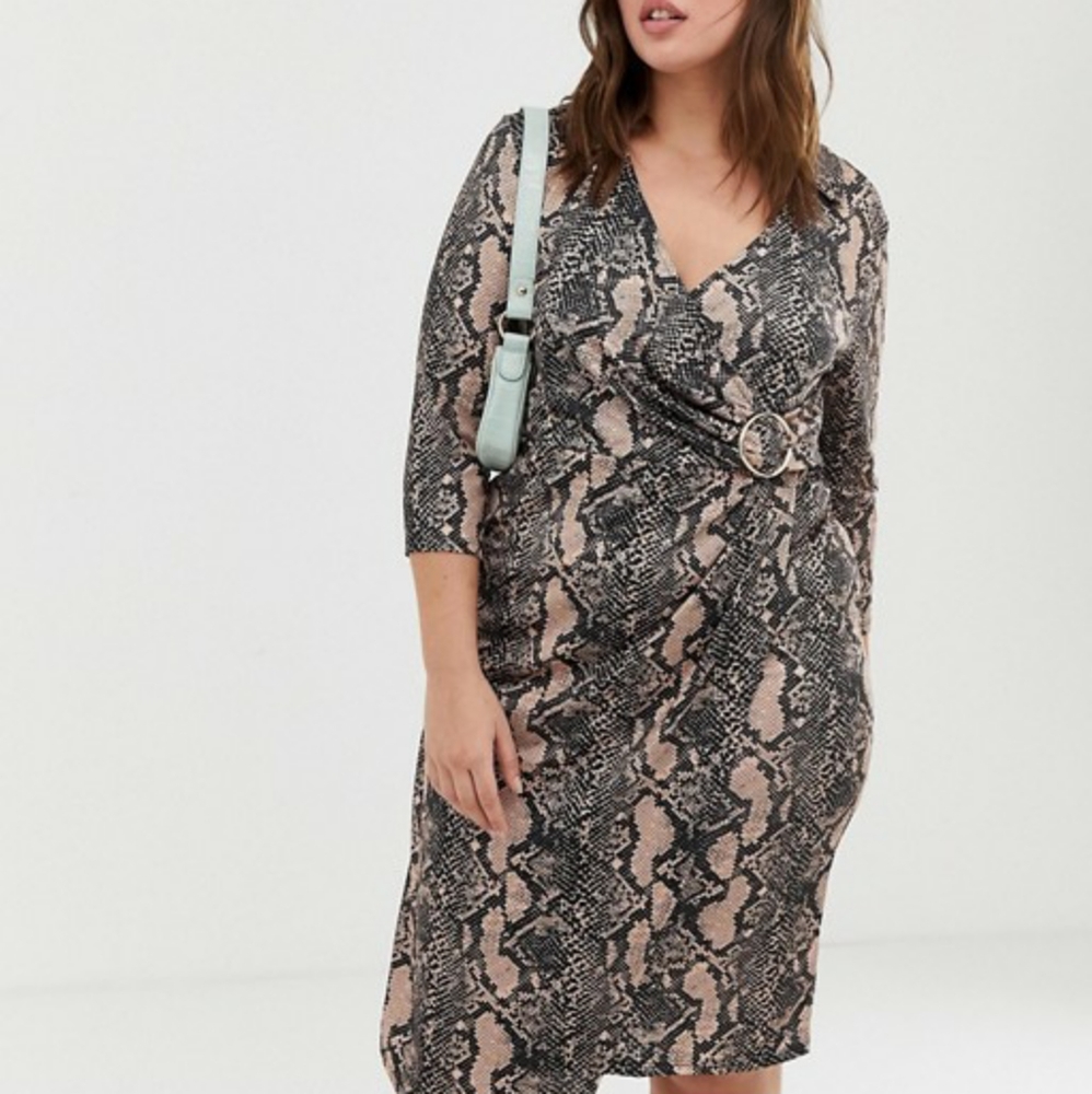 Snakeskin dress